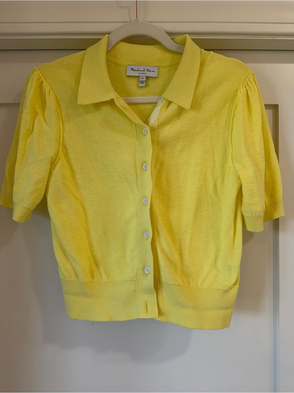 Michael Stars Sparrow Button Up Collared Top